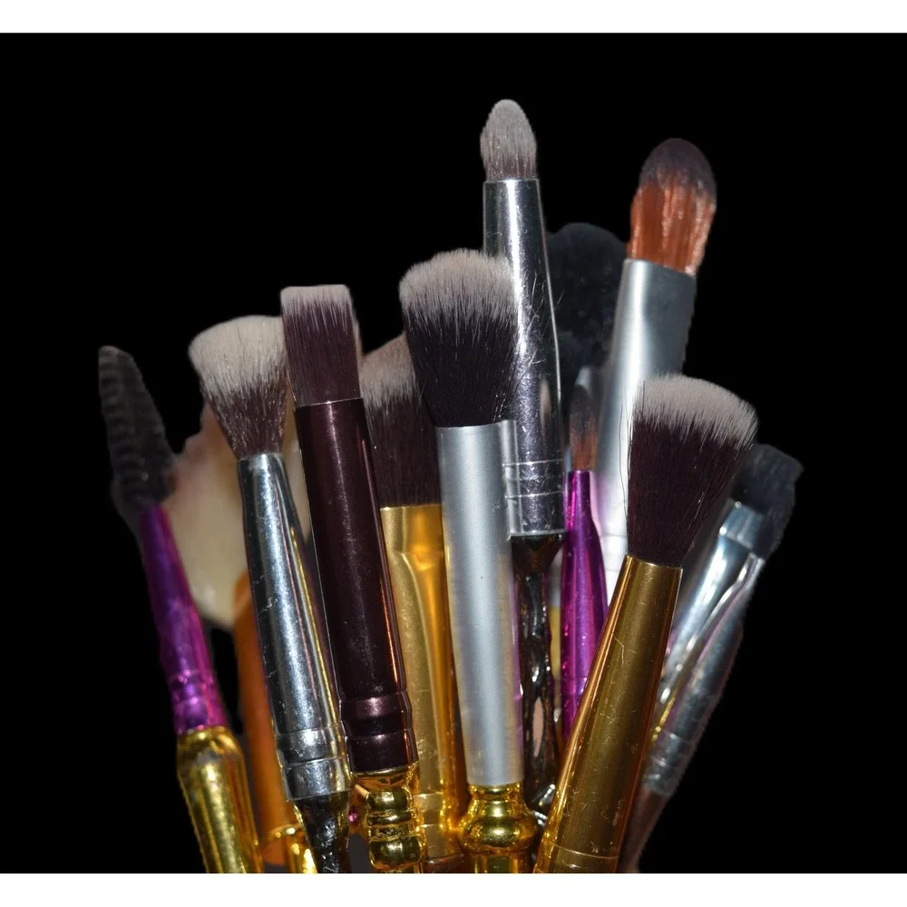 Magical Girl Wand Makeup Brush Set 17pc Colors Gold Silver Rose Good Cosmetic